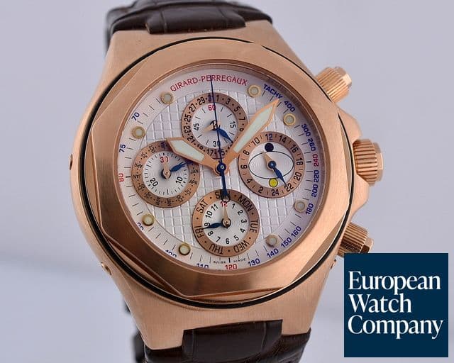 Image of Girard Perregaux Laureato EVO3 Rose Perpetual
White