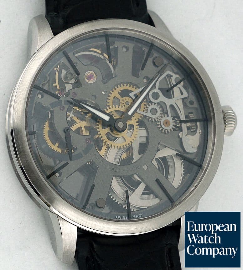 Image of Maurice Lacroix Masterpiece Skeleton Steel/Strap