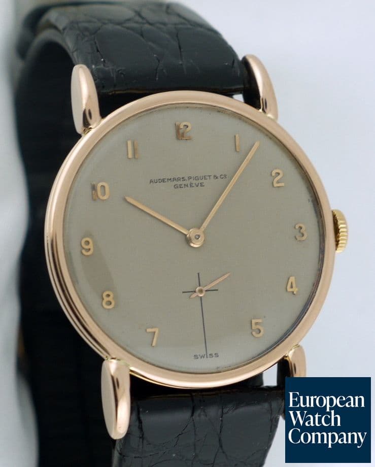 Image of Audemars Piguet Vintage 'teardrop lugs' 18K Rose Gold 