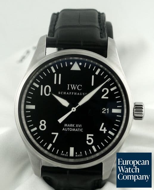 Image of IWC Mark XVI Black SS/Strap 