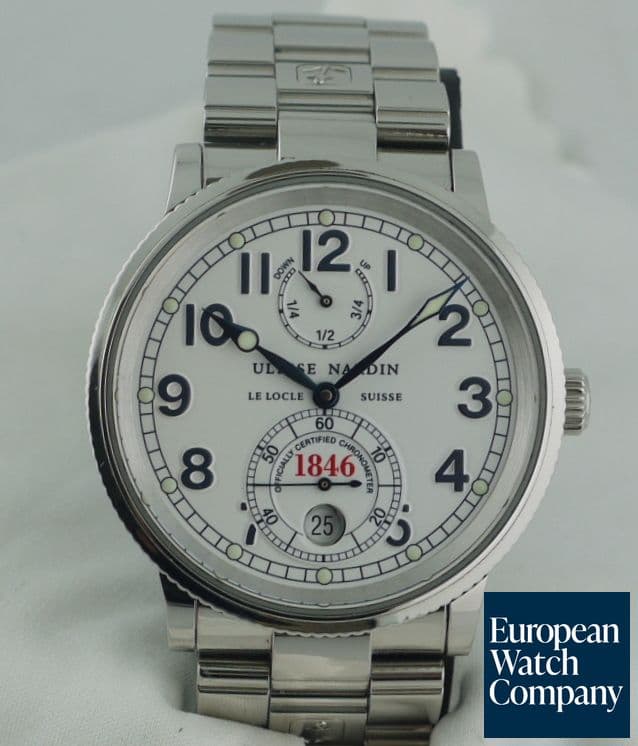 Image of Ulysse Nardin Marine Chronometer 1846 SS/Bracelet