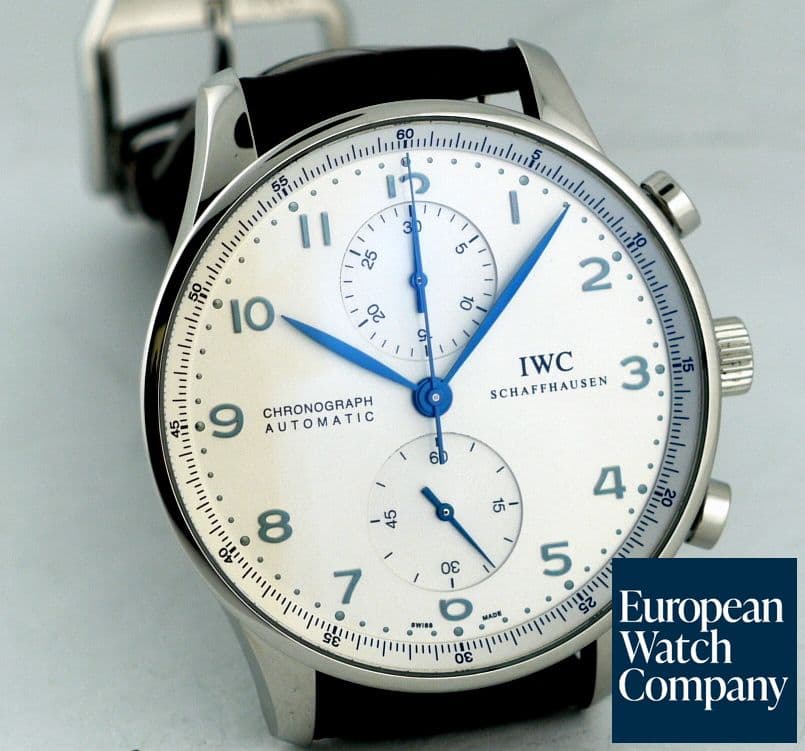 Image of IWC Portugieser Chronograph Silver Dial