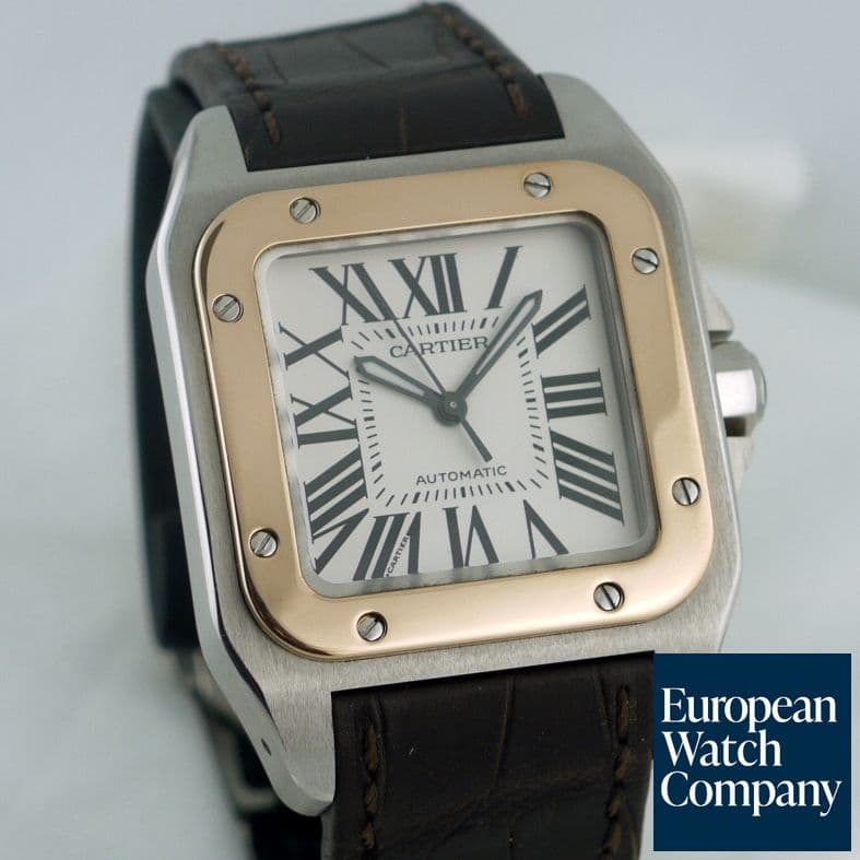 Image of Cartier Santos 100 2t Medium Auto