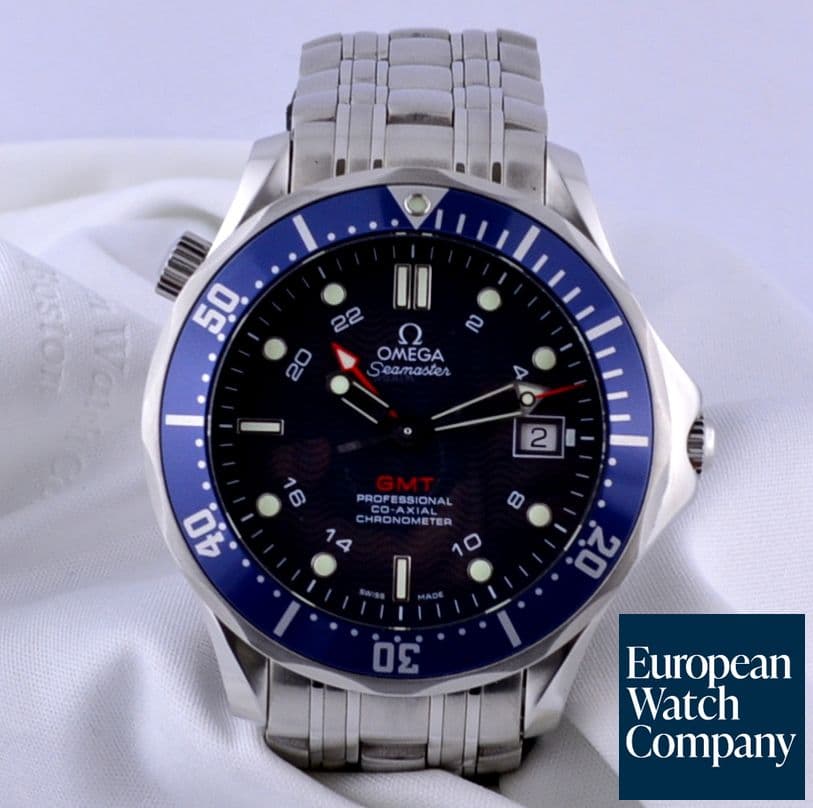 Image of Omega Seamaster Pro Blue GMT SS/SS