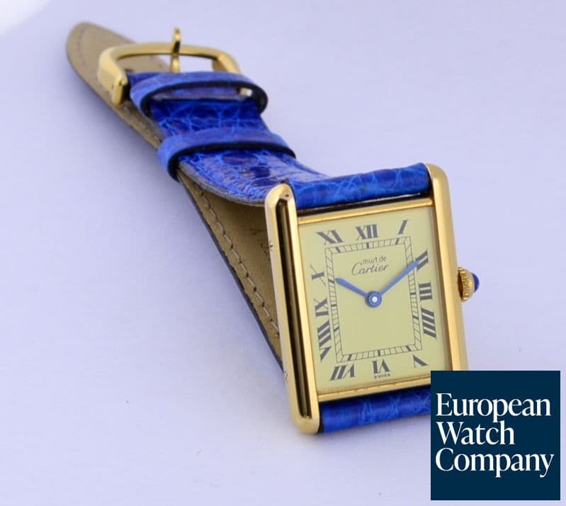 Image of Cartier Tank Must de Cartier Vermeil YG Plated 