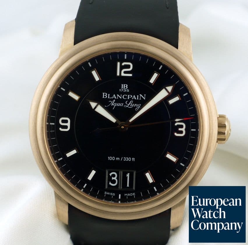 Image of Blancpain Aqualung Rose Rubber