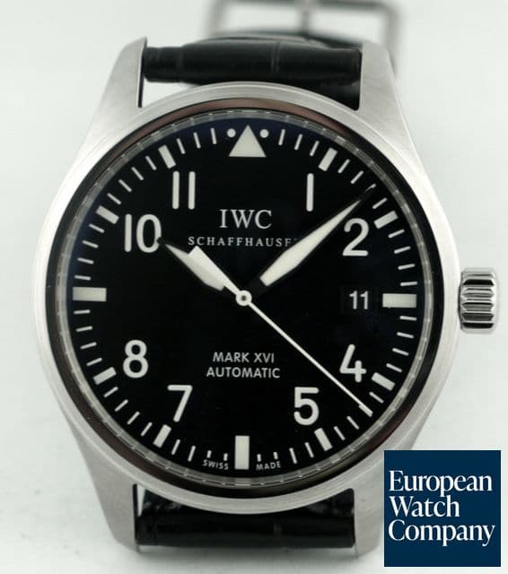Image of IWC Mark XVI Black SS/Strap 