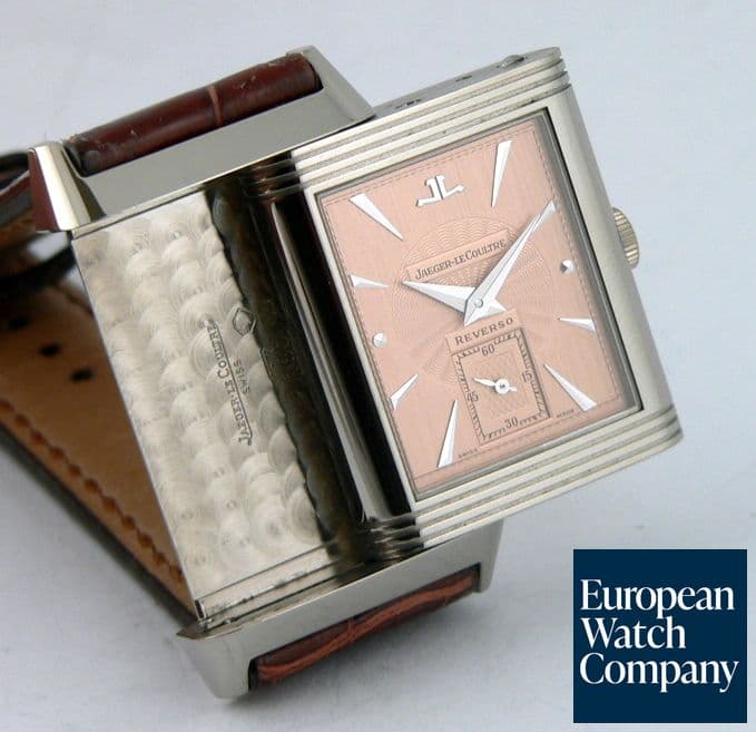 Image of Jaeger LeCoultre Art Deco Reverso WG Salmon Dial