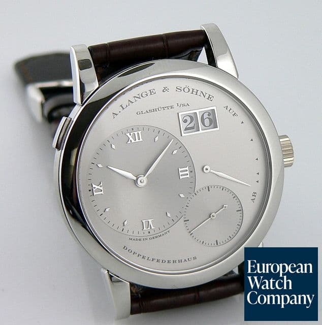 Image of A. Lange and Sohne Lange 1 Platinum Silver Dial