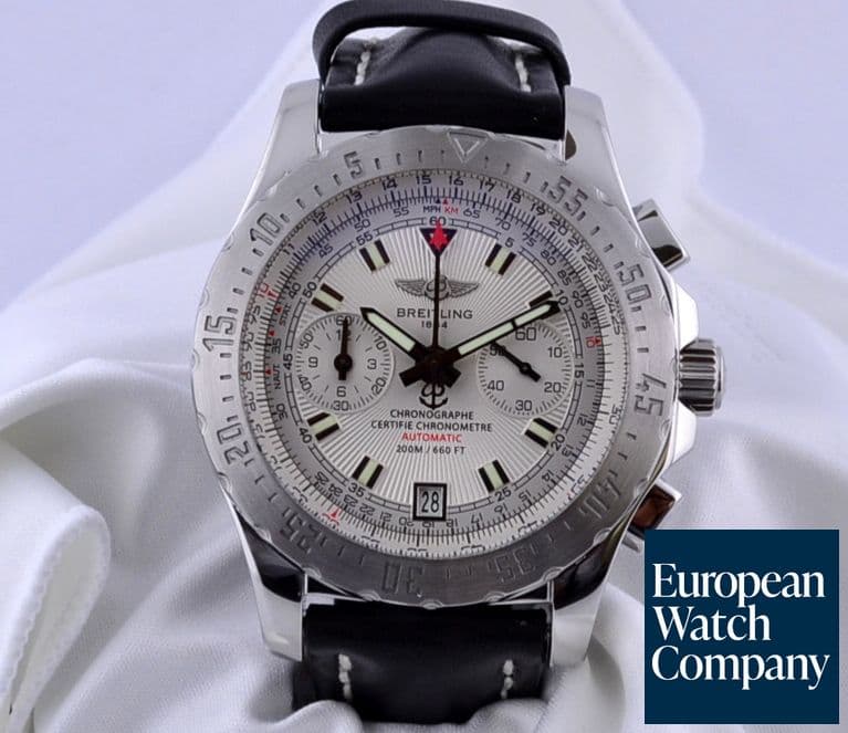 Image of Breitling Skyracer Chronograph SS White Dial 