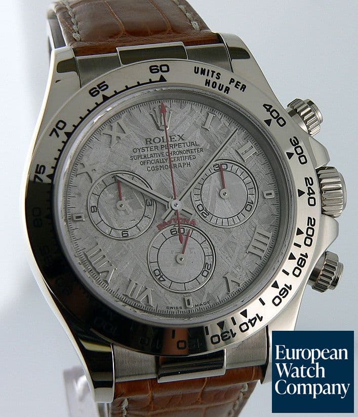 Image of Rolex Daytona WG Strap/ Meteorite dial