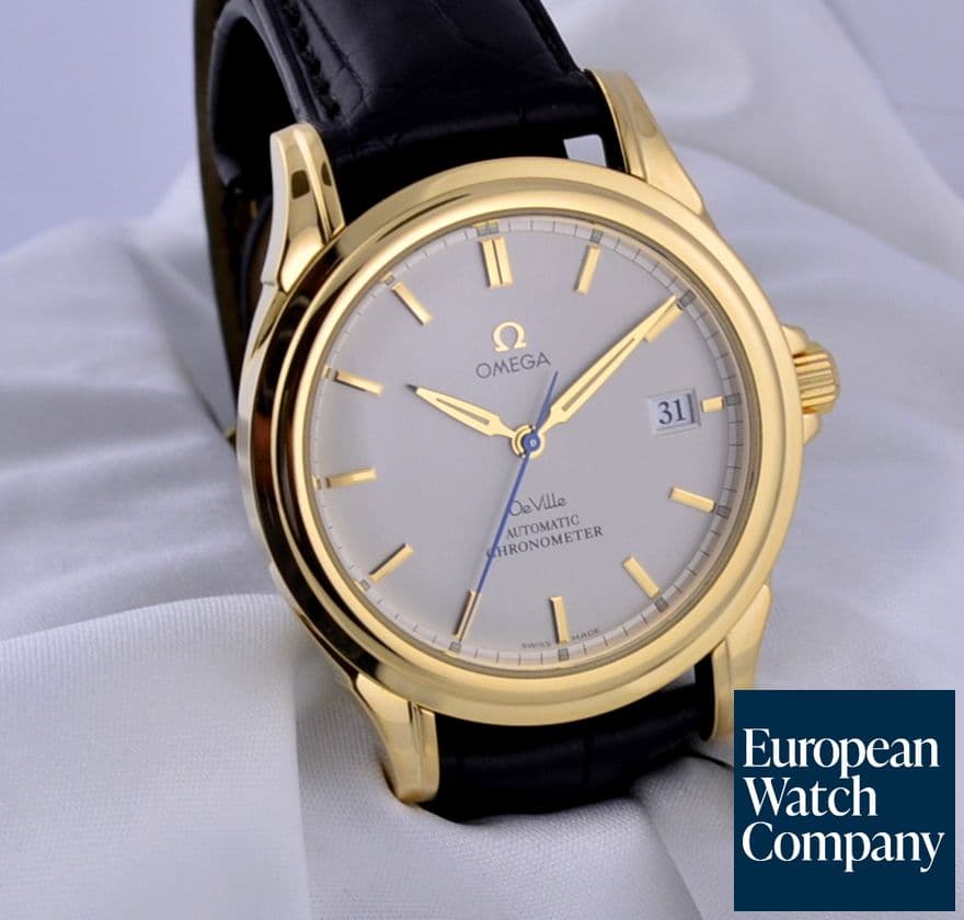 Image of Omega Co Axial Automatic Chronometer, 18K Yellow Gold
