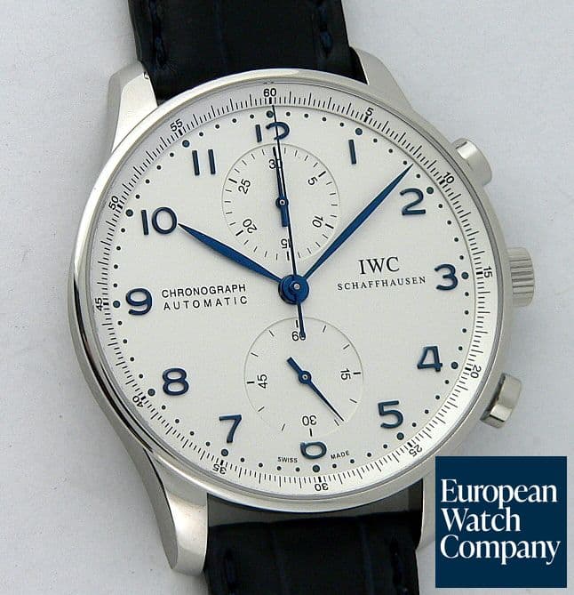 Image of IWC Portugieser Chronograph Silver Dial