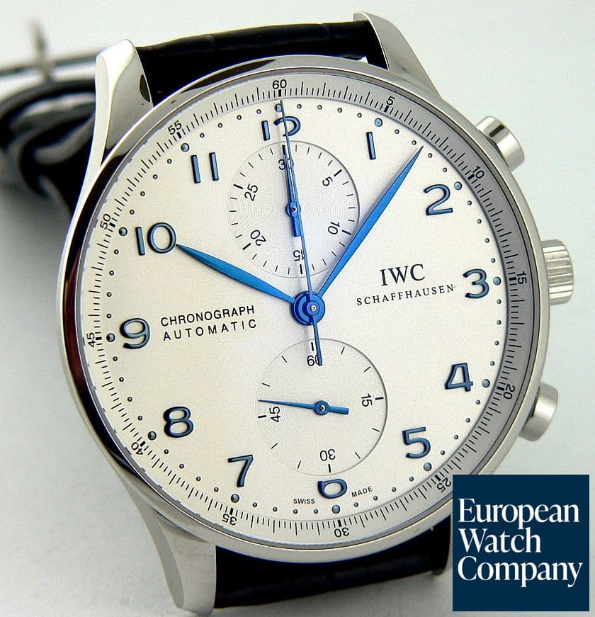 Image of IWC Portugieser Chronograph Silver Dial