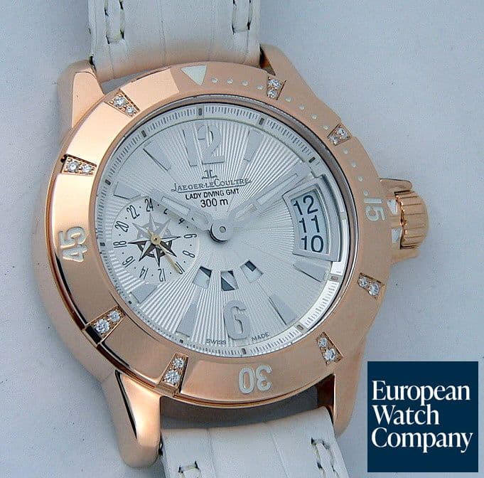 Image of Jaeger LeCoultre PEDRO Master Compressor Diving GMT Ladies Rose Gold



