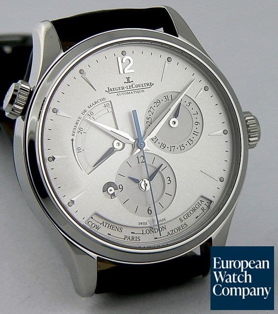 Image of Jaeger LeCoultre Master Geo Steel Silver Dial
