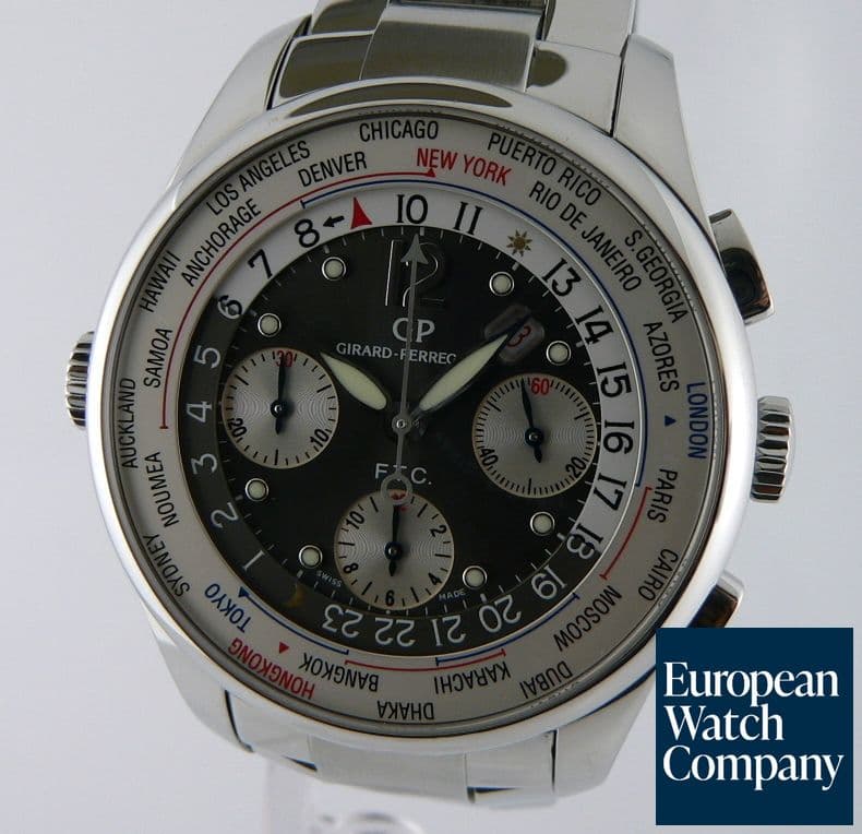 Image of Girard Perregaux World Time WW.TC Chrono SS/SS
Gray
