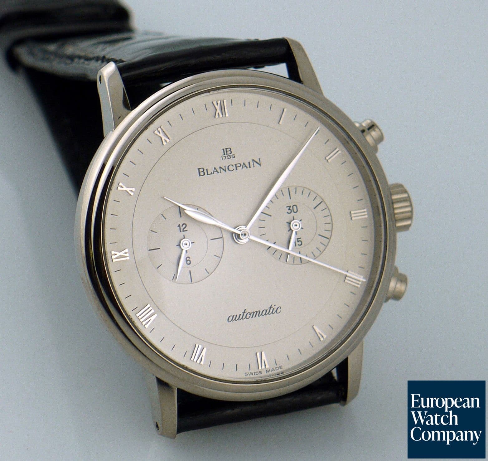 Image of Blancpain Villeret Chronograph 18K White Gold 40MM Automatic