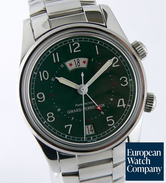 Image of Girard Perregaux Traveler II SS/SS Green
