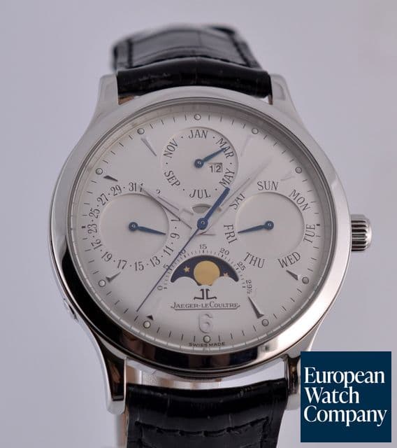 Image of Jaeger LeCoultre Master Perpetual SS Silver Dial 