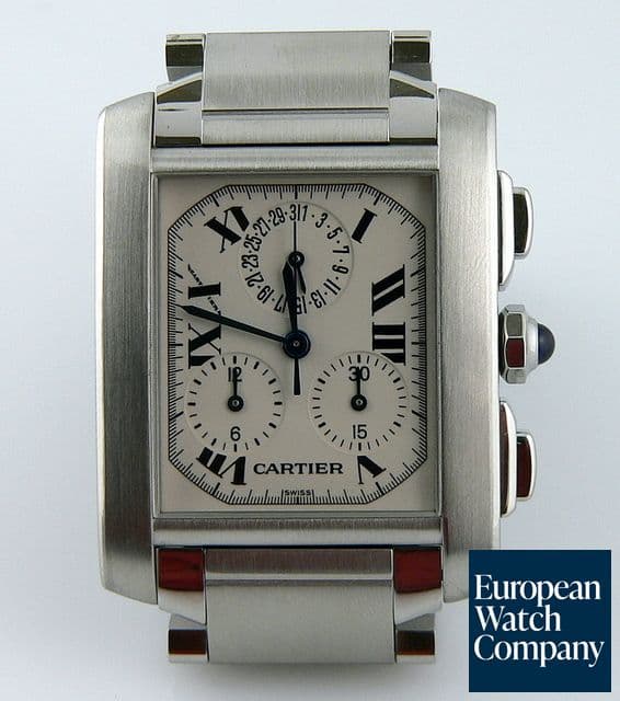 Image of Cartier Tank Francaise Chrono Quartz SS/SS