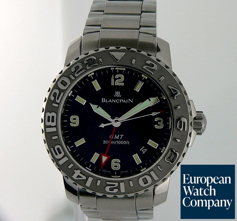 Image of Blancpain GMT SS/SS Black