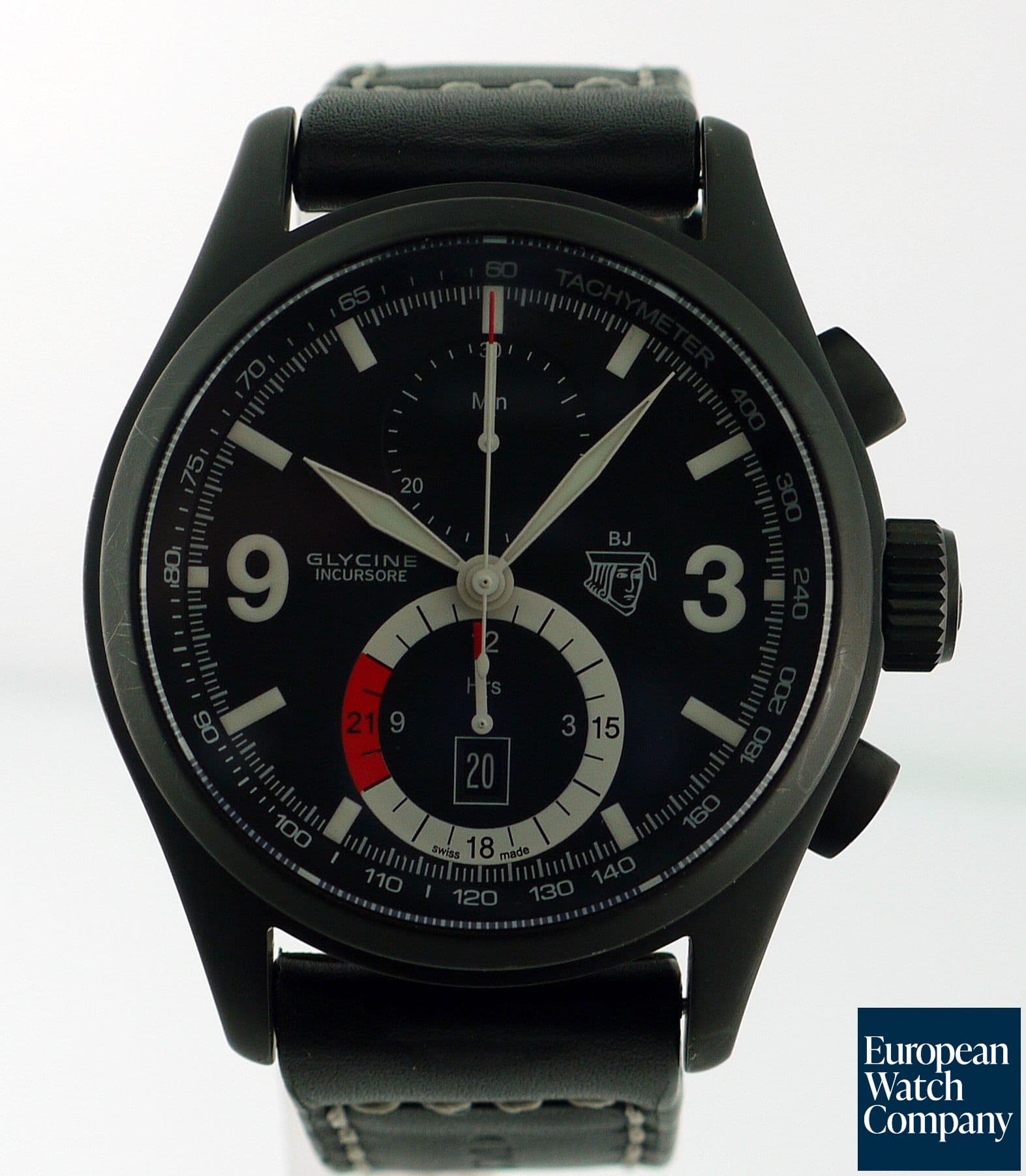 Image of Glycine PEDRO Glycine Incursore Chronograph
Black PVD SS Black Jack
Limited Ed