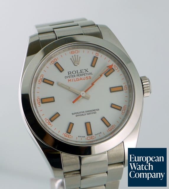 Image of Rolex Milgauss White Dial
SS/SS