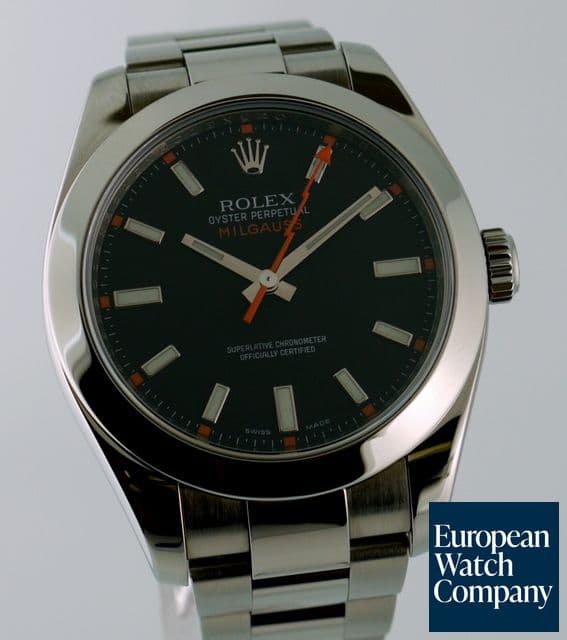 Image of Rolex Milgauss Black Dial
SS/SS