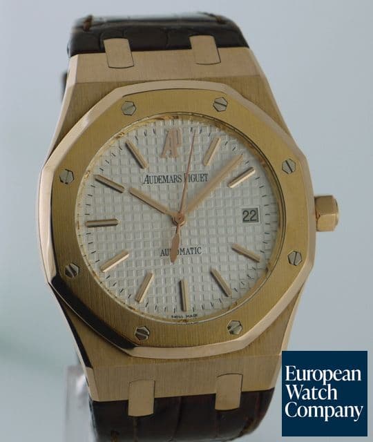 Image of Audemars Piguet Royal Oak Jumbo 15300 Rose White  