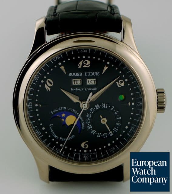 Image of Roger Dubuis Hommage Perpetual 18k White Gold 