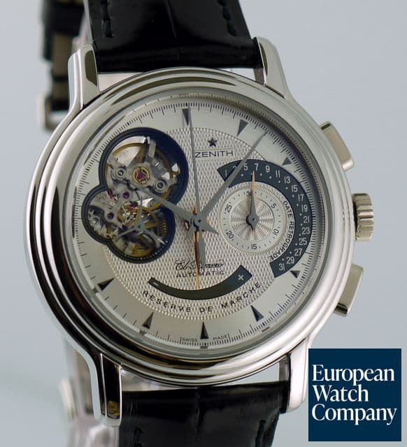 Image of Zenith T Open Date Retrograde Platinum