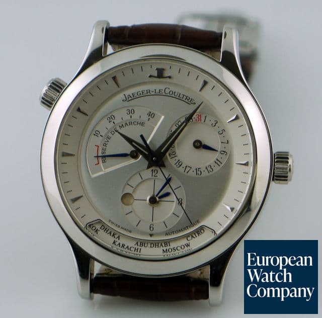 Image of Jaeger LeCoultre Master Geographic SS Silver Dial