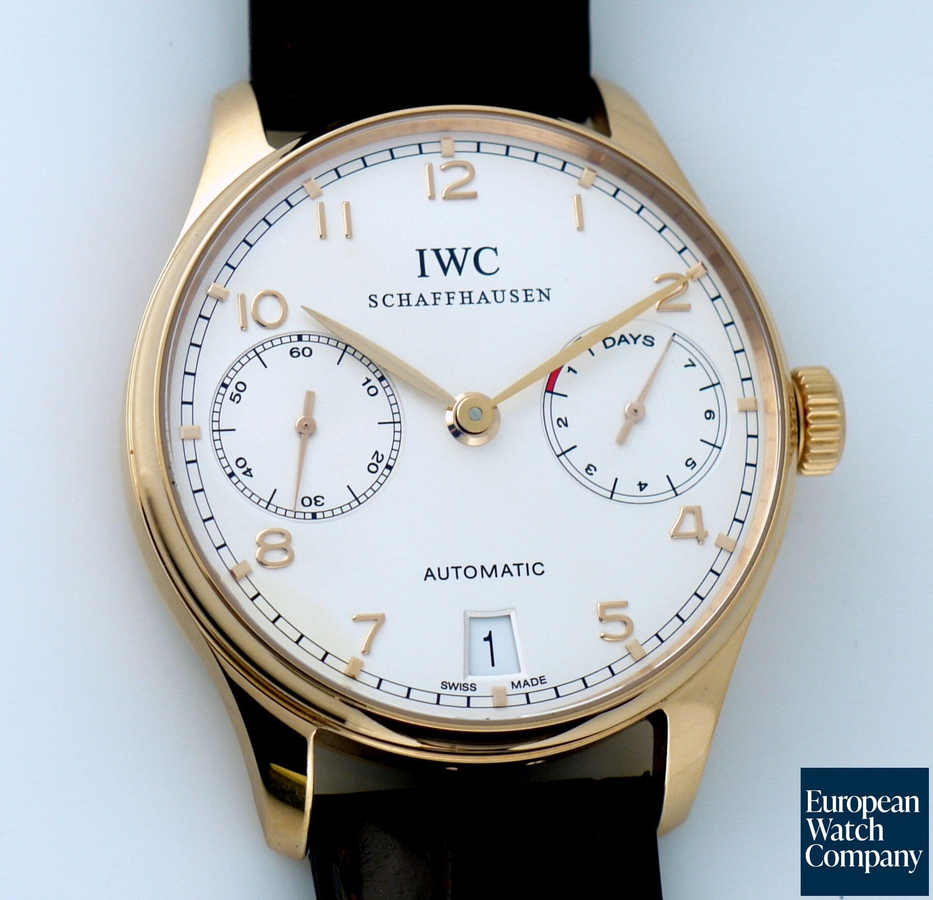 Image of IWC Portugieser 5001 Rose 7 Days