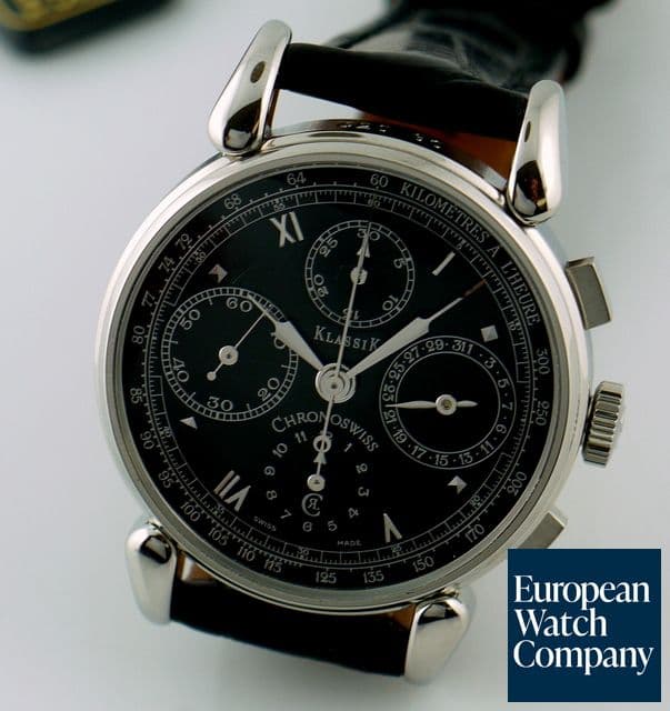 Image of Chronoswiss Klassik Chronograph Black Dial 37MM