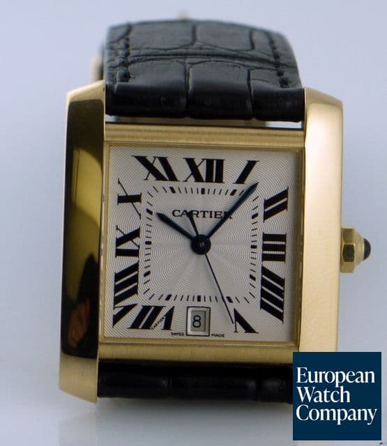 Image of Cartier Tank Francaise YG/Strap