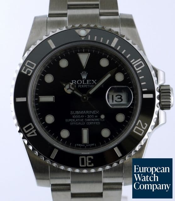 Image of Rolex Oyster Submariner Ceramic Bezel, SS/SS (new)
