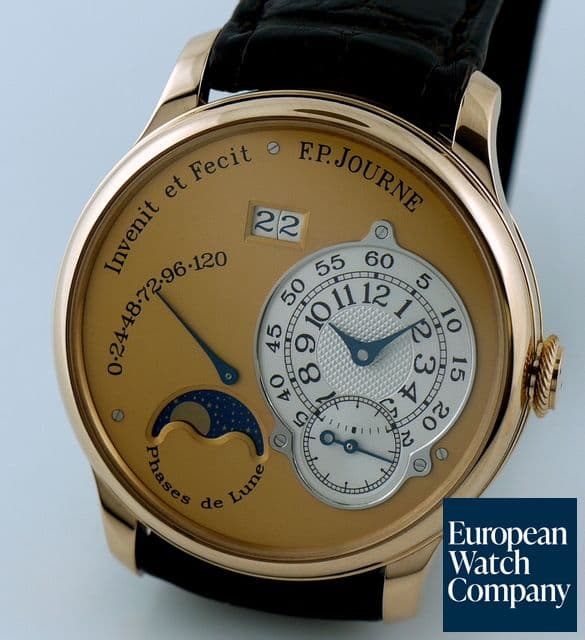 Image of F. P. Journe Octa Automatic Lune 18K Rose Salmon Dial 