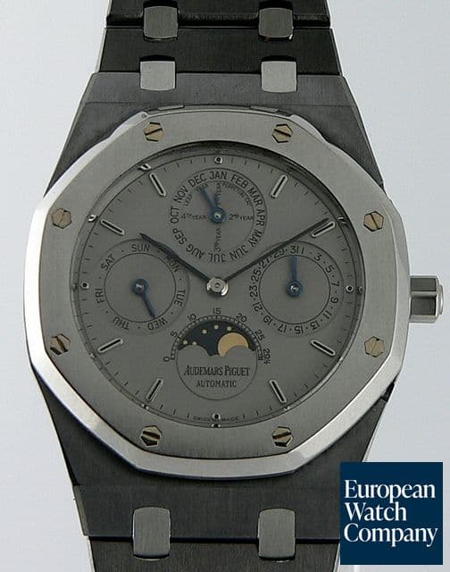 Image of Audemars Piguet Royal Oak Quantime Perpetual Calendar 
Platinum and Tantalum
