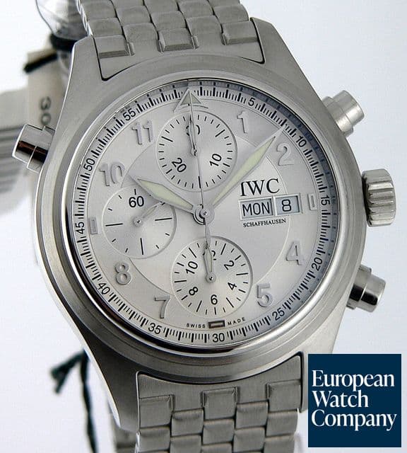Image of IWC Doppel Spitfire White Dial SS/SS