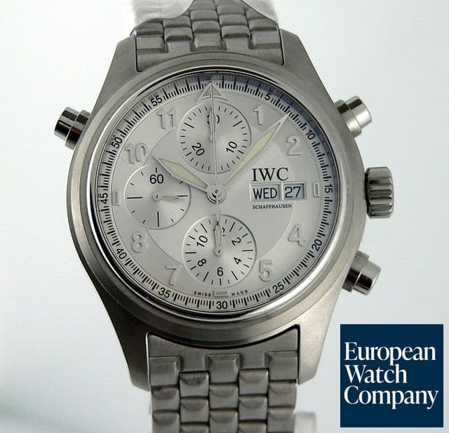 Image of IWC Pilot Spitfire Rattapante White Dial SS/SS 42MM