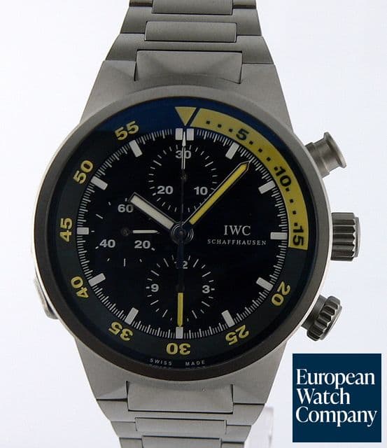 Image of IWC Aquatimer Split Minute Chrono
Titanium Black Dial NEW
