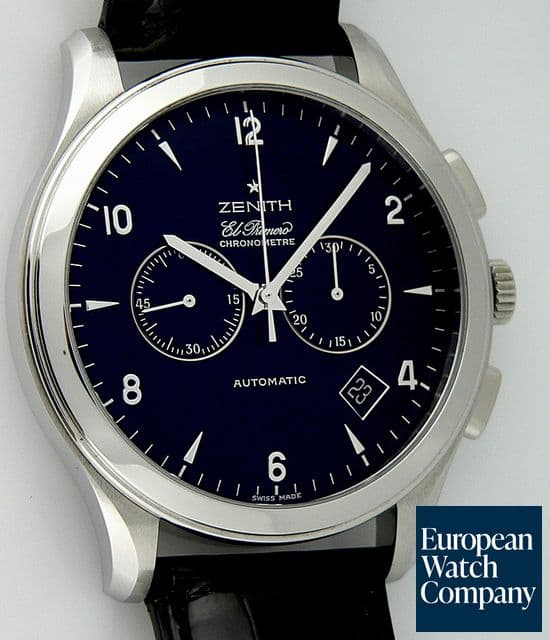 Image of Zenith Grande Class El Primero Chronograph SS Black Dial 44MM