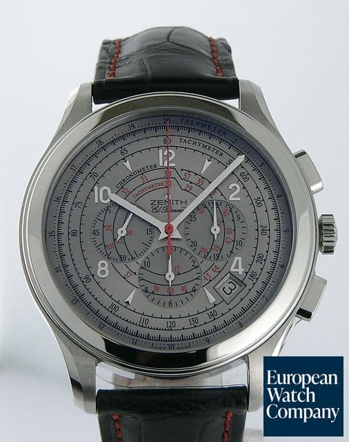 Image of Zenith Class Silver Dial Chronograph UNWORN