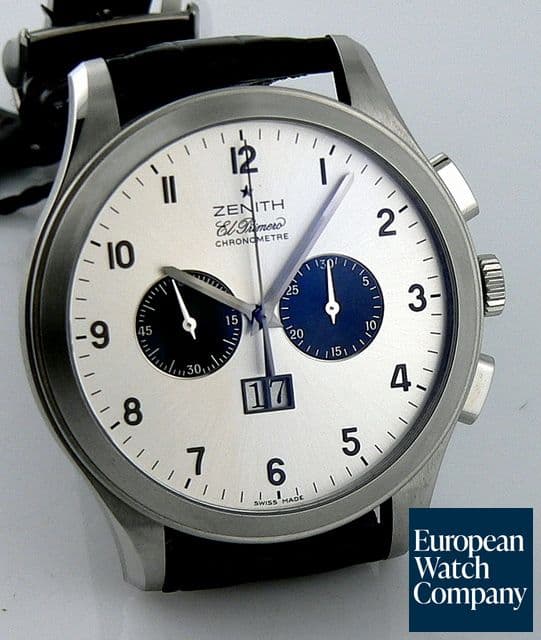 Image of Zenith Grande Class 
Grande Date
Silver chrono
