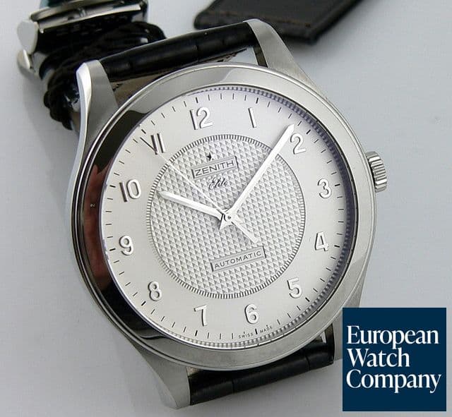 Image of Zenith Grande Class Automatique Elite SS Silver Dial 44MM