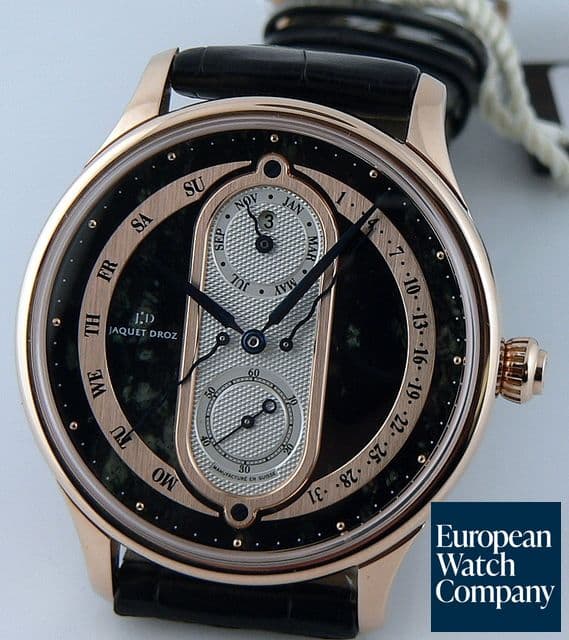 Image of Jaquet Droz Quantieme Perpetual
Rose Gold
Serpentine Dial