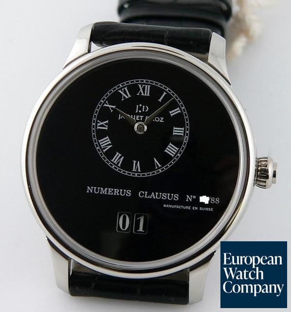 Image of Jaquet Droz Grande Date 18K WG Black