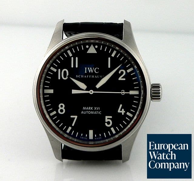 Image of IWC Mark XVI Black SS/Strap 