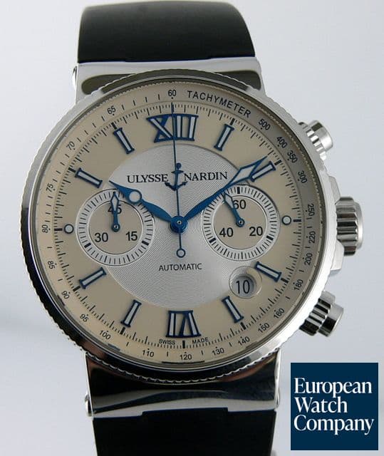Image of Ulysse Nardin Marine Chrono SS/Rubber Strap
